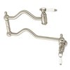 Kingston Brass KS2108BPL Bel Air Wall Mount Pot Filler, Brushed Nickel KS2108BPL